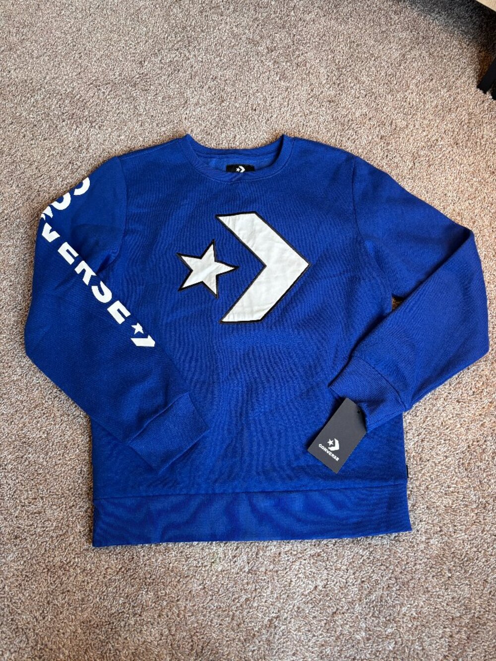NEW Kids Converse Crewneck Sweatshirt Size XL (13-15YRS) Y2K Streetwear
